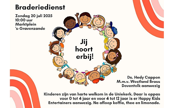 Braderiedienst 20 juli 2025