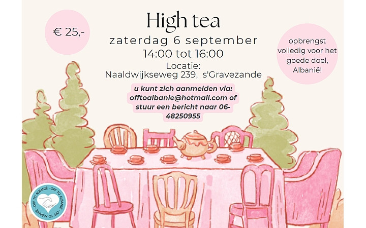 High Tea voor Albanië